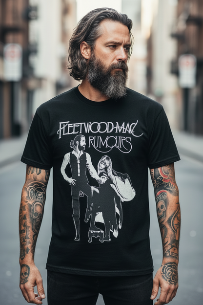FLEETWOOD MAC - Band T-Shirt: RUMOURS (Black)