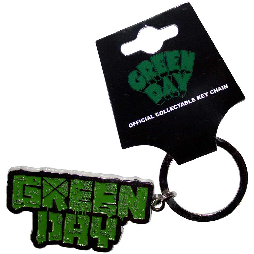 GREEN DAY - Schlüsselanhänger: Band Logo -Band Merchandise - Band Merch - Keychain