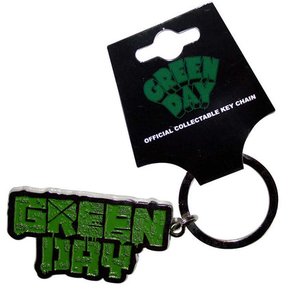 GREEN DAY - Schlüsselanhänger: Band Logo -Band Merchandise - Band Merch - Keychain