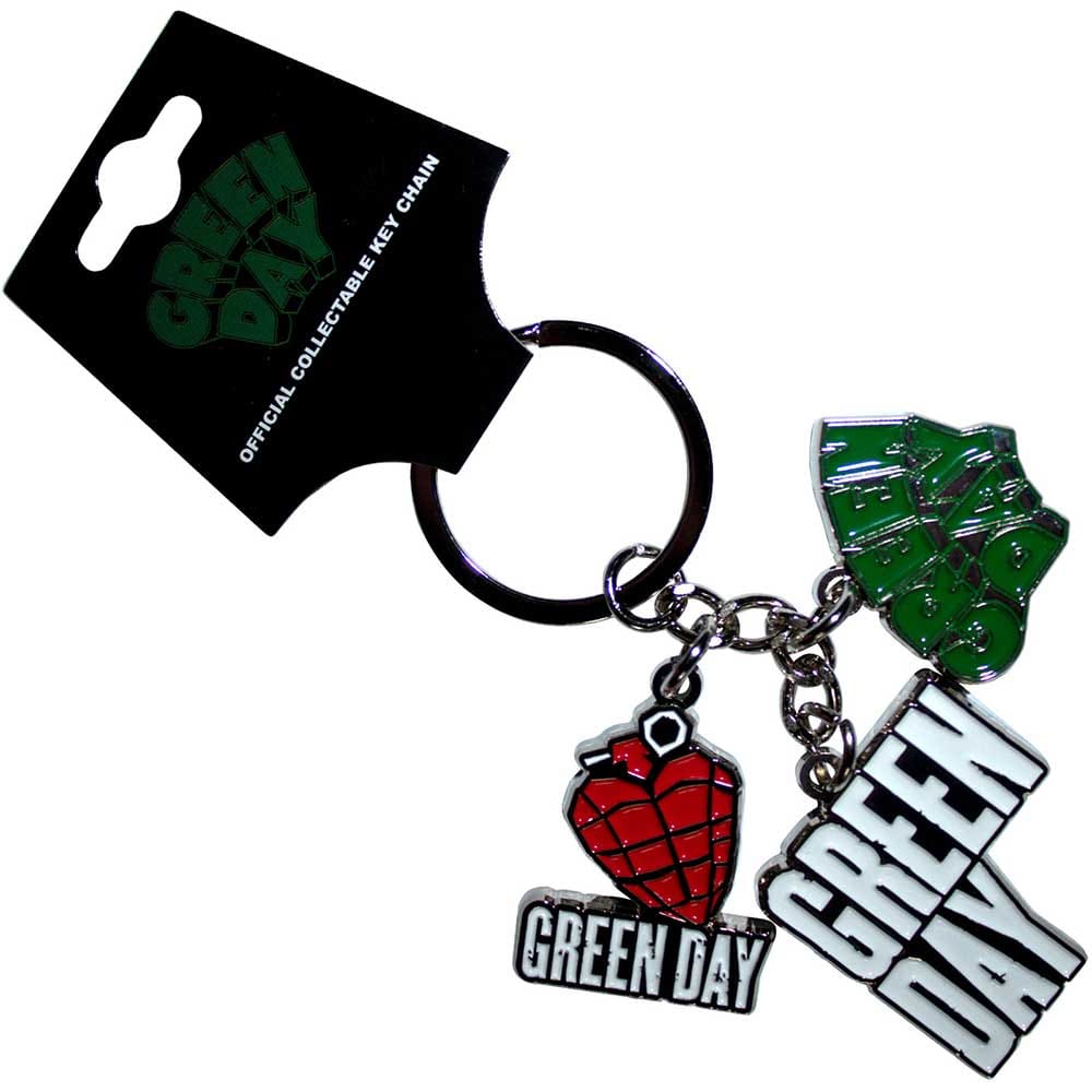 GREEN DAY – Schlüsselanhänger: Band Logos