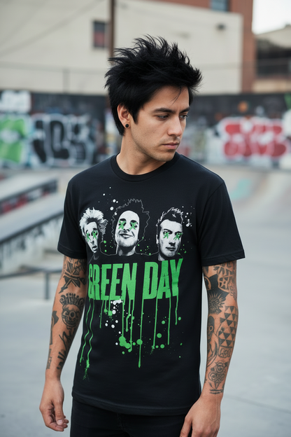 GREEN DAY - Band T-Shirt: Drips