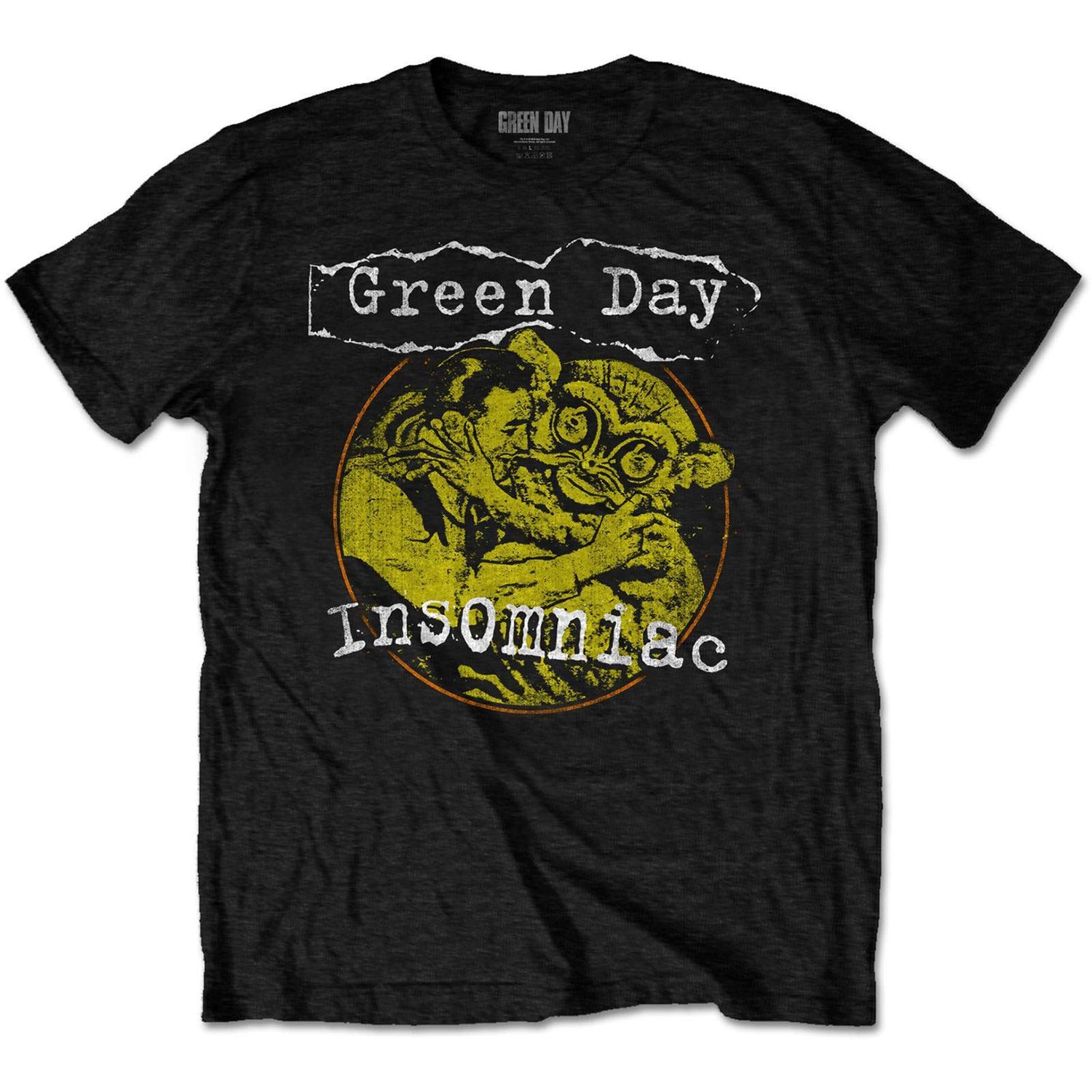 GREEN DAY - Unisex T-Shirt: HUGS - GDTS23MB - Official Merchandise - Bandshirt