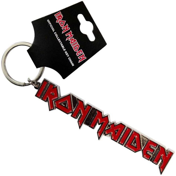 IRON MAIDEN - Schlüsselanhänger: Logo Long - Official Merchandise - Keychain - Band Merch