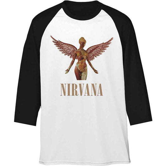 NIRVANA - Band Raglan T-Shirt: In Utero