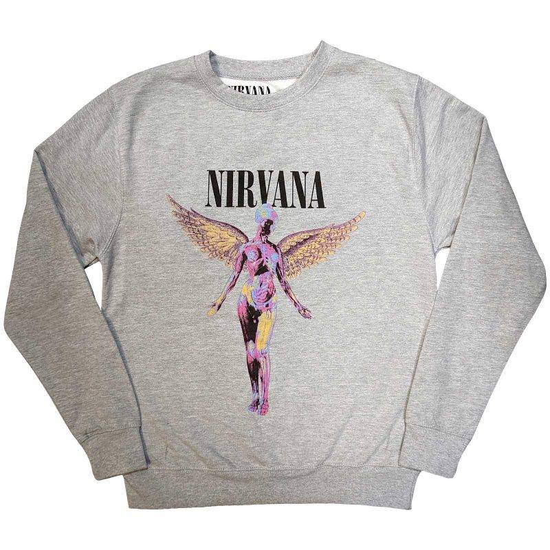 NIRVANA - Unisex Sweatshirt - In Utero - Official Merchandise - Pullover - Band Sweatshirt - Sweater - NIRVSWT24MG
