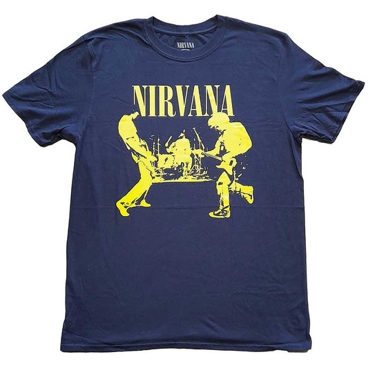 NIRVANA - Band T-Shirt: STAGE