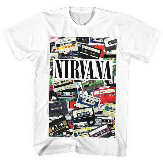 NIRVANA - Band T-Shirt: CASSETTES
