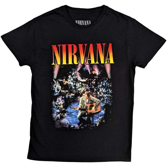 NIRVANA - Unisex T-Shirt: Unplugged - Official Merchandise - Bandshirt - Band T-Shirt - Kurt Cobain - Dave Grohl - MTV
