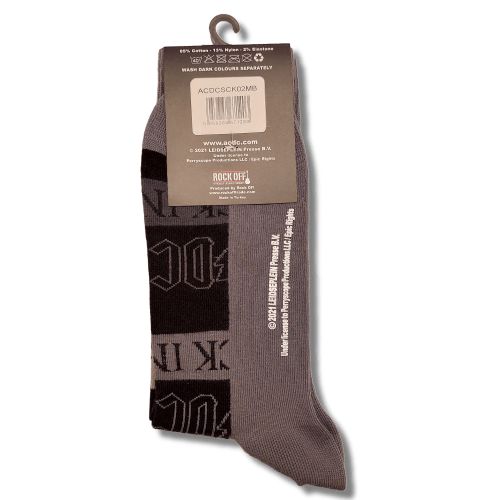 AC/DC - Ankle Socks: BACK IN BLACK - Official Merchandise - Socken