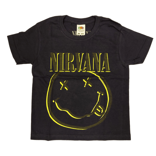 NIRVANA - Kids Band T-Shirt: SMILEY