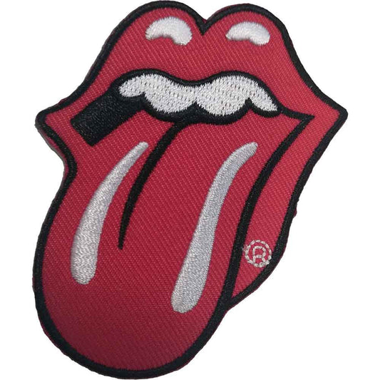 THE ROLLING STONES - Band Merch Patch: Classic Tongue Red