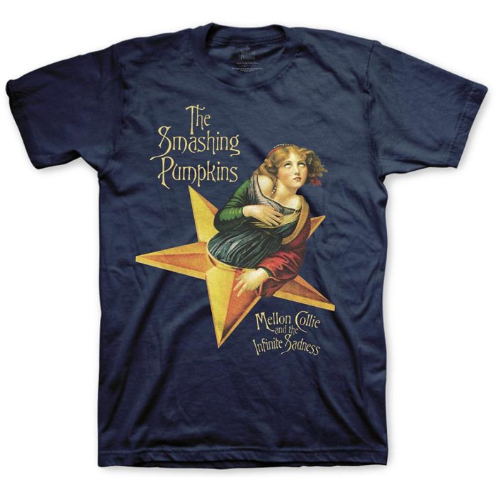 THE SMASHING PUMPKINS - Unisex T-Shirt: MELLON COLLIE - Official Merchandise - Bandshirt - Band T-Shirt - Billy Corgan