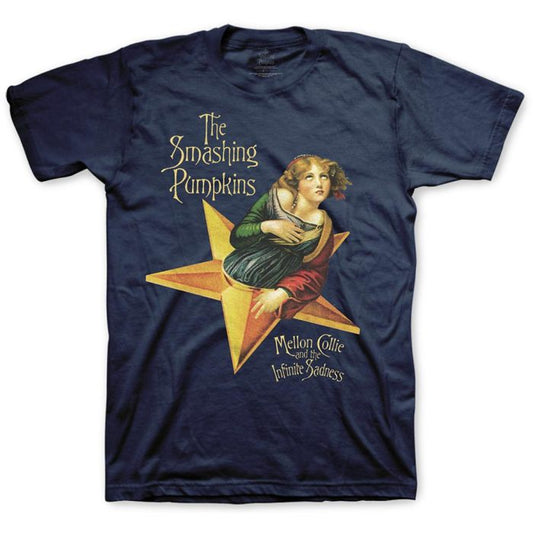 THE SMASHING PUMPKINS - Unisex T-Shirt: MELLON COLLIE - Official Merchandise - Bandshirt - Band T-Shirt - Billy Corgan