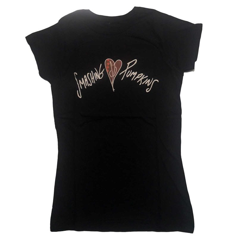THE SMASHING PUMPKINS - Ladies T-Shirt: GISH HEART - Official Merchandise - Girlshirt - Bandshirt - Band T-Shirt - Billy Corgan