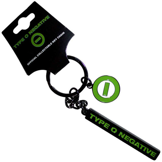 TYPE O NEGATIVE - Band Merch Schlüsselanhänger: Logo Band Merchandise Schlüsselanhänger