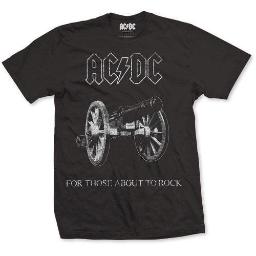 AC/DC - Unisex T-Shirt: ABOUT TO ROCK - Official Merchandise - Bandshirt - Frontrpint