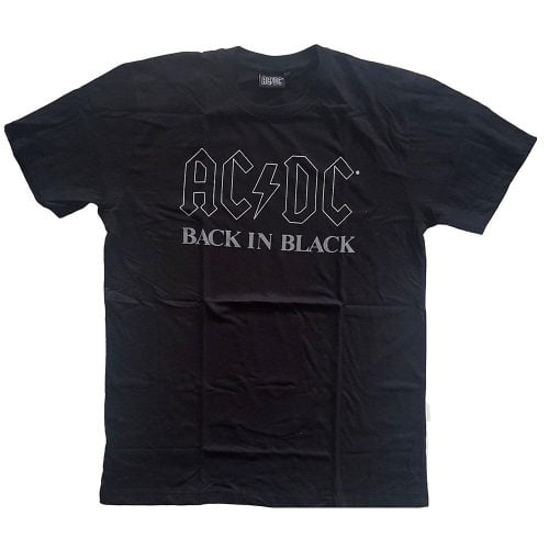 AC/DC - Unisex T-Shirt: Backto Black - Official Merchandise - Bandshirt - Frontprint - schwarz