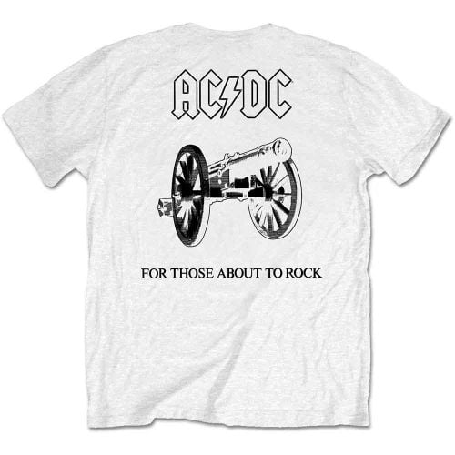 AC/DC - Unisex T-Shirt: FTATR F/B - Official Merchandise - Bandshirt - Frontprint + Backprint