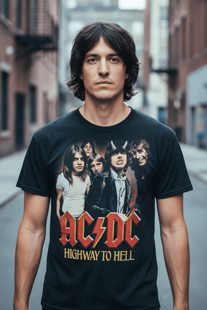 AC/DC - Band T-Shirt: Highway to Hell - COOCOO.at - Dein Merch Shop aus Österreich