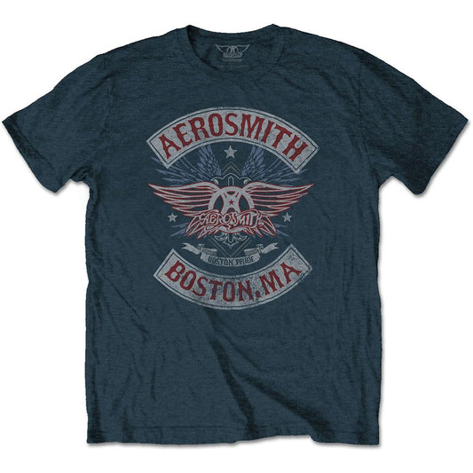 AEROSMITH - Band T-Shirt: BOSTON PRIDE - COOCOO.at - Dein Merch Shop aus Österreich