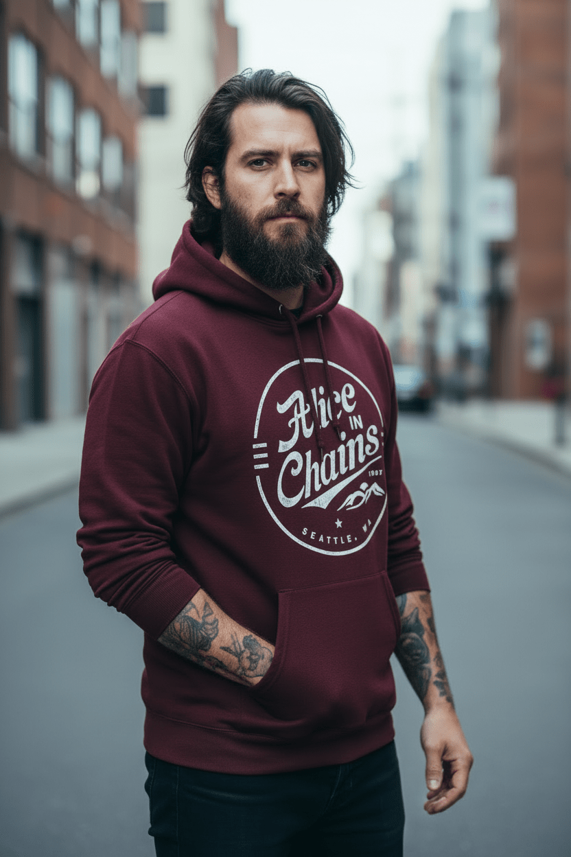 ALICE IN CHAINS - Band Hoodie: CIRCLE - COOCOO.at - Dein Merch Shop aus Österreich