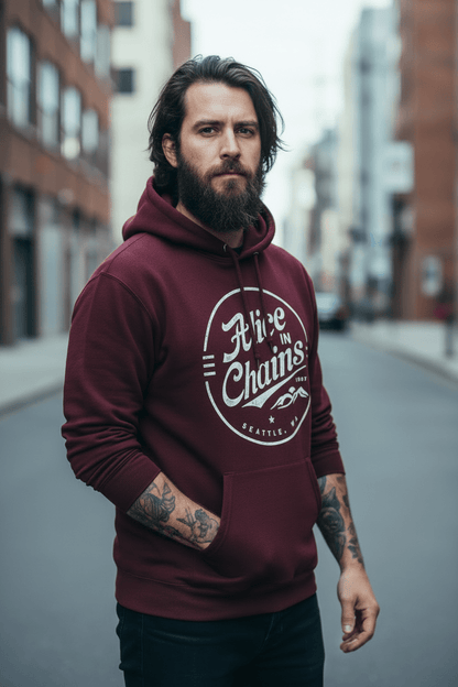 ALICE IN CHAINS - Band Hoodie: CIRCLE - COOCOO.at - Dein Merch Shop aus Österreich