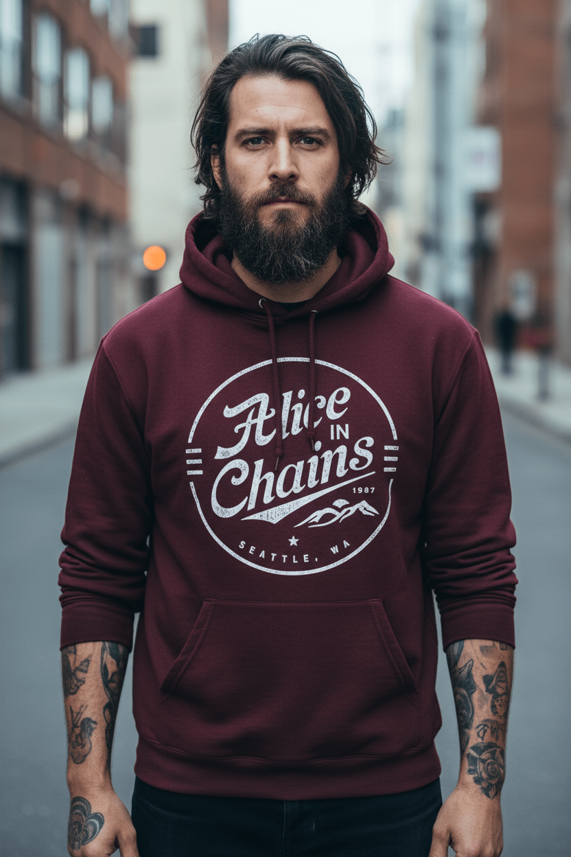 ALICE IN CHAINS - Band Hoodie: CIRCLE - COOCOO.at - Dein Merch Shop aus Österreich