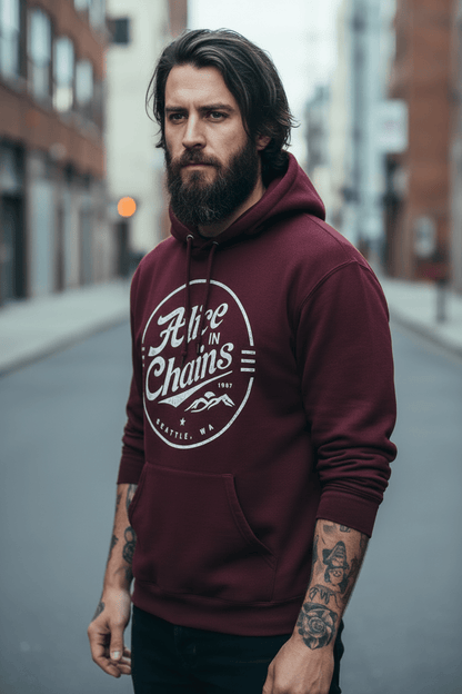 ALICE IN CHAINS - Band Hoodie: CIRCLE - COOCOO.at - Dein Merch Shop aus Österreich
