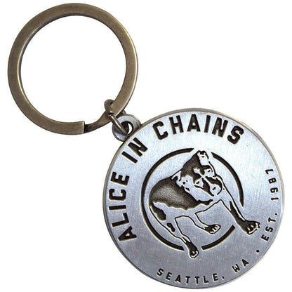 ALICE IN CHAINS - Band Merch Schlüsselanhänger: Three-legged Dog - COOCOO.at - Dein Merch Shop aus Österreich