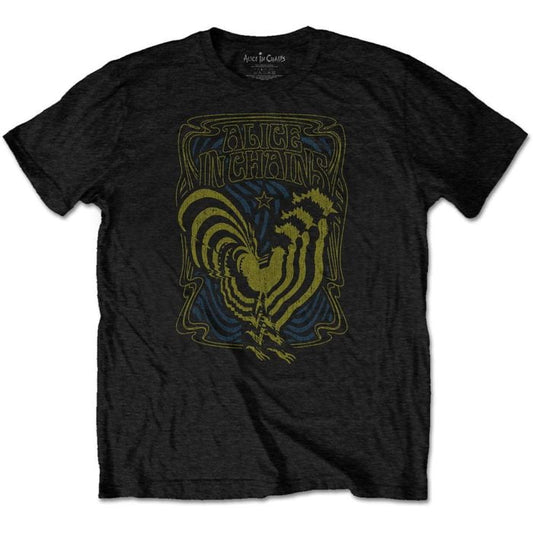 ALICE IN CHAINS - Unisex T-Shirt: ROOSTER - Official Merchandise - Bandshirt - Music Shirt - Layne Staley