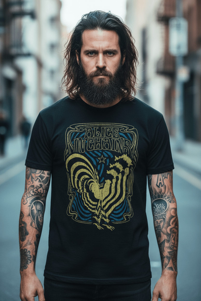 ALICE IN CHAINS - Band T-Shirt: ROOSTER - COOCOO.at - Dein Merch Shop aus Österreich