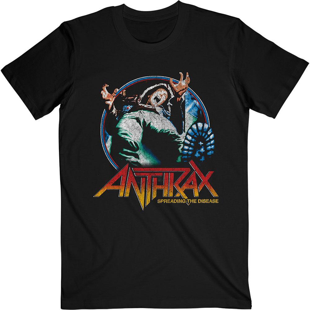ANTHRAX - Band T-Shirt: SPREADING VIGNETTE Band Merchandise T-Shirt