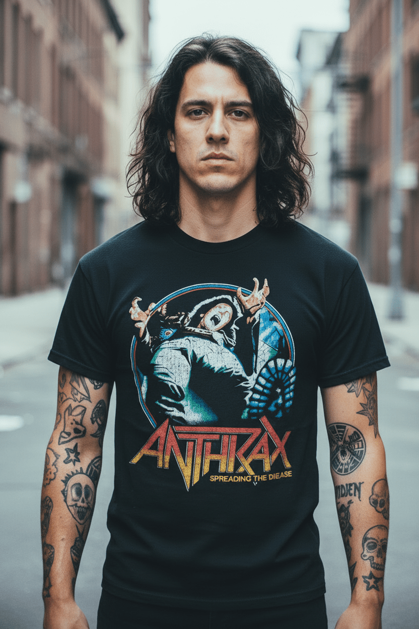 ANTHRAX - Band T-Shirt: SPREADING VIGNETTE - COOCOO.at - Dein Merch Shop aus Österreich