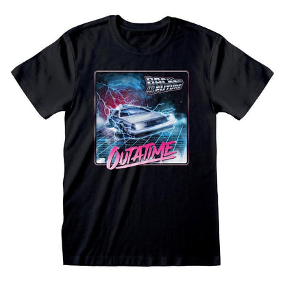 BACK TO THE FUTURE - Merch T-Shirt: OUTA TIME NEON - COOCOO.at - Dein Merch Shop aus Österreich