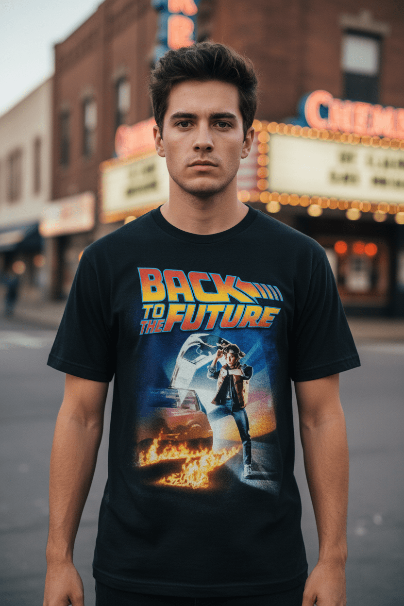 BACK TO THE FUTURE - Merch T-Shirt: POSTER - COOCOO.at - Dein Merch Shop aus Österreich