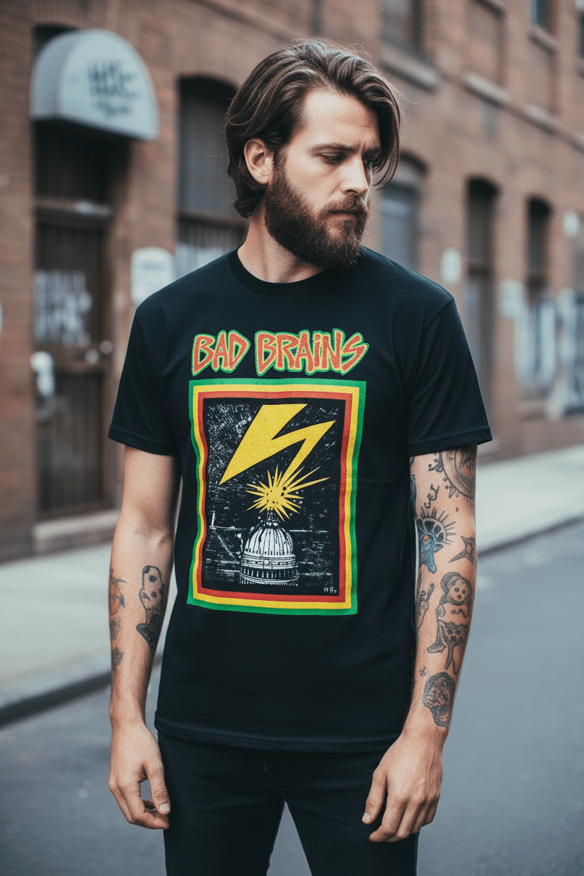 BAD BRAINS - Band T-Shirt: Capitol Strike - COOCOO.at - Dein Merch Shop aus Österreich