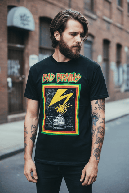 BAD BRAINS - Band T-Shirt: Capitol Strike - COOCOO.at - Dein Merch Shop aus Österreich