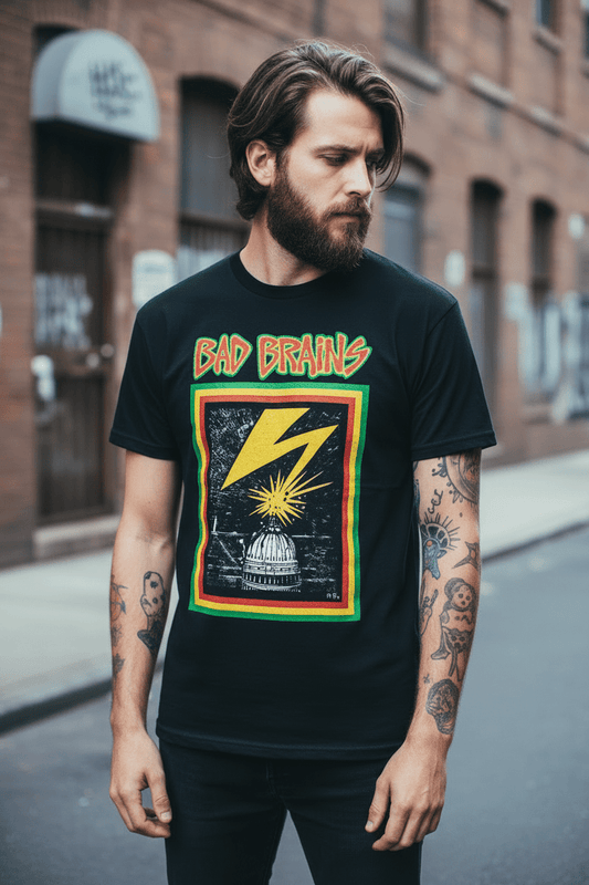 BAD BRAINS - Band T-Shirt: Capitol Strike - COOCOO.at - Dein Merch Shop aus Österreich