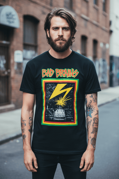 BAD BRAINS - Band T-Shirt: Capitol Strike - COOCOO.at - Dein Merch Shop aus Österreich