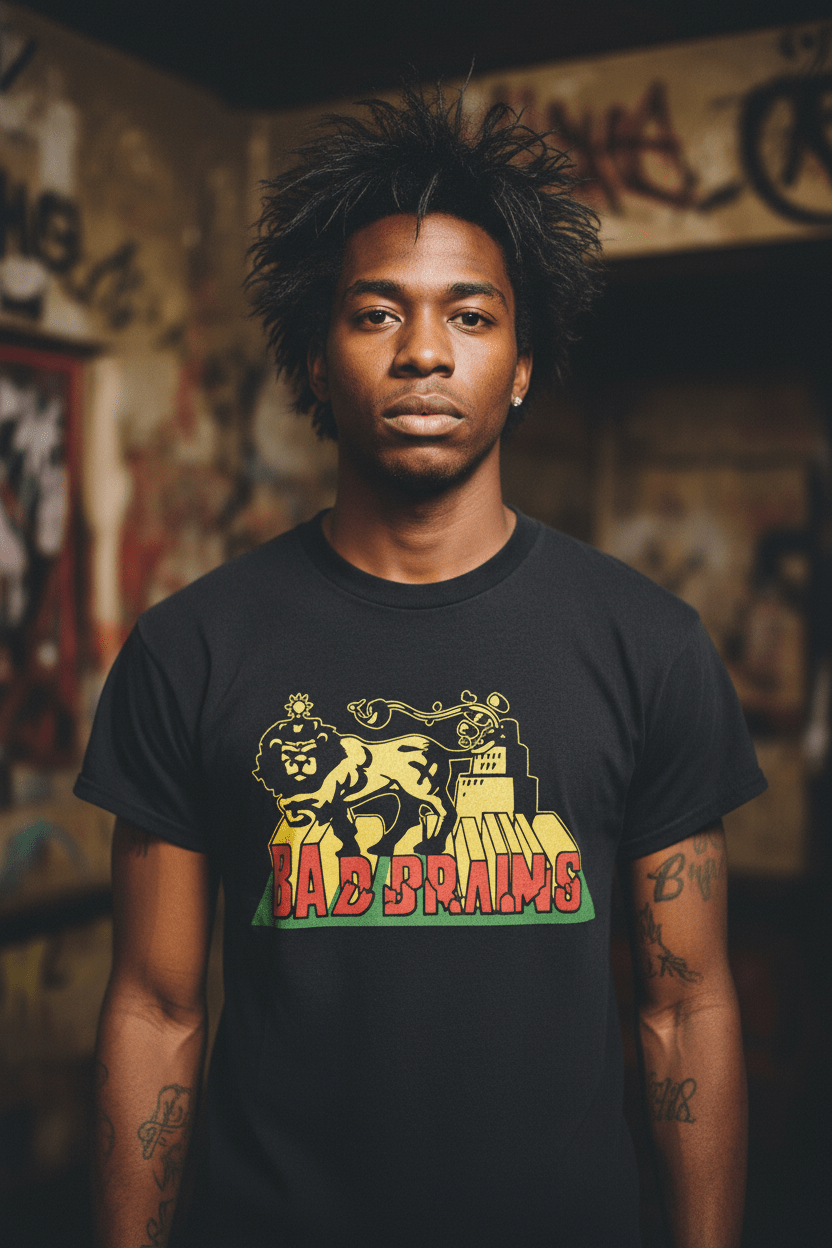 BAD BRAINS – Band T-Shirt: Lion - COOCOO.at - Dein Merch Shop aus Österreich
