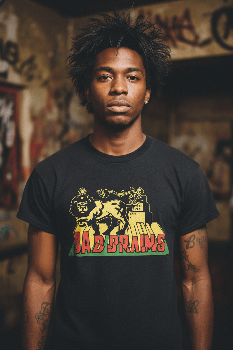 BAD BRAINS – Band T-Shirt: Lion - COOCOO.at - Dein Merch Shop aus Österreich
