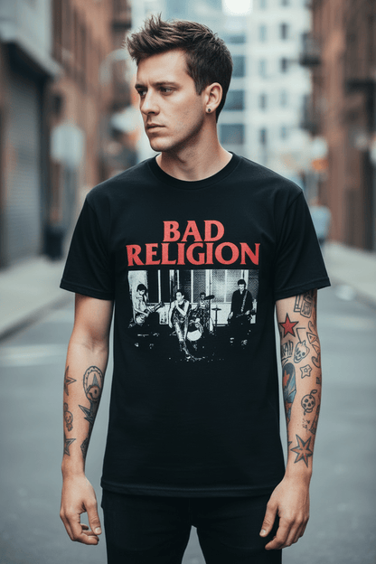 BAD RELIGION - Band T-Shirt: LIVE 1980 - COOCOO.at - Dein Merch Shop aus Österreich