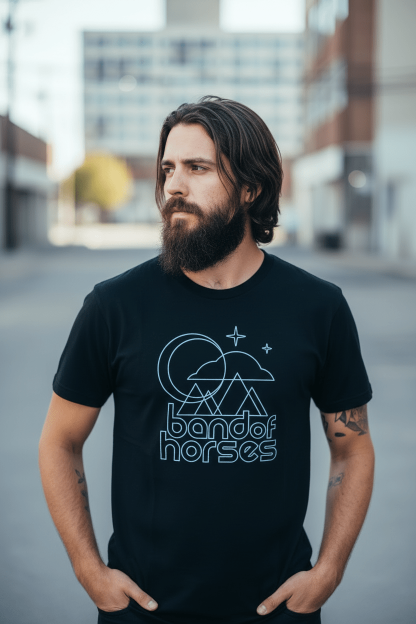 BAND OF HORSES - Band T-Shirt: Alpine Line - COOCOO.at - Dein Merch Shop aus Österreich