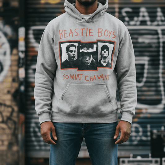 BEASTIE BOYS - Band Merchandise Hoodie: WHAT CHA WANT - COOCOO.at - Dein Merch Shop aus Österreich