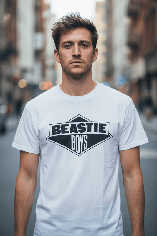 BEASTIE BOYS - Band T-Shirt: B&W LOGO - COOCOO.at - Dein Merch Shop aus Österreich
