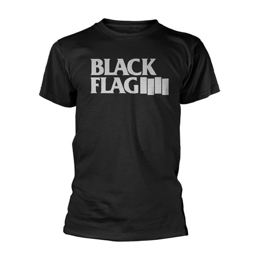 BLACK FLAG - Unisex T-Shirt: Grey Logo - Official Merchandise - Bandshirt - Band T-Shirt