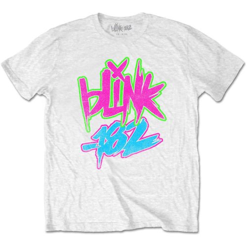 BLINK 182 - Kids T-Shirt: NEON - Official Merchandise - Kinder Bandshirt - Logo