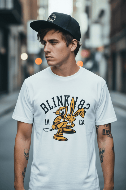 BLINK 182 - Band T-Shirt: COLLEGE MASCOT - COOCOO.at - Dein Merch Shop aus Österreich
