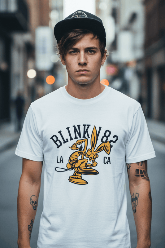 BLINK 182 - Band T-Shirt: COLLEGE MASCOT - COOCOO.at - Dein Merch Shop aus Österreich