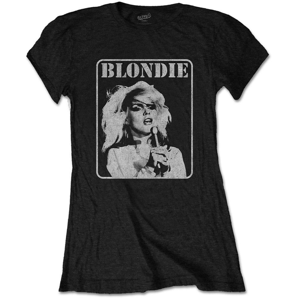 BLONDIE - Ladies Band T-Shirt: PRESENTE POSTER - COOCOO.at - Dein Merch Shop aus Österreich